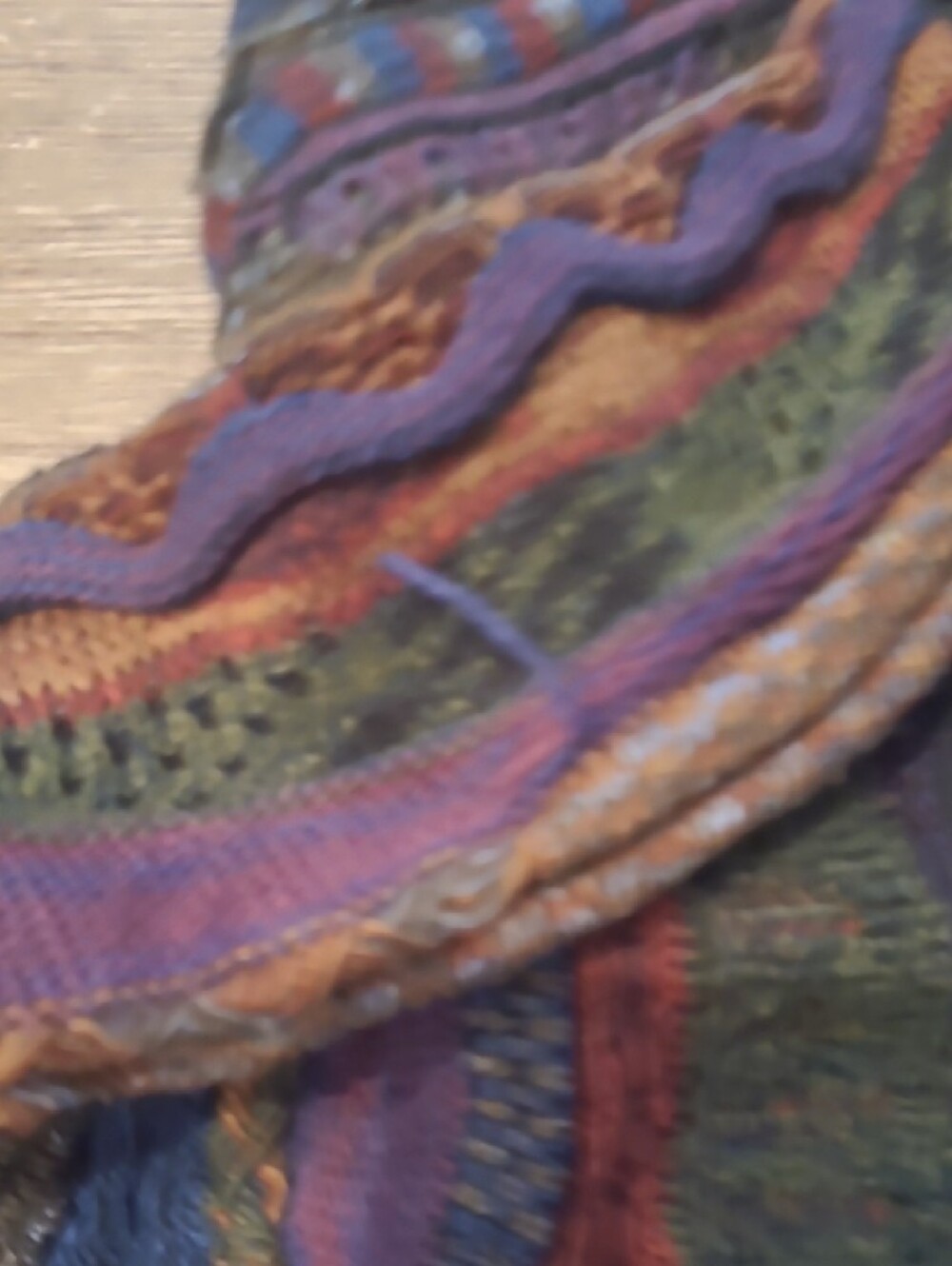 Lorenzo Multicolor Men's Crewneck Sweater — Vintage Grandpa - Picture 6 of 10